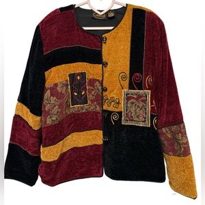 VINTAGE ALLURE PATCHWORK BLAZER